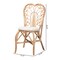 Baxton Studio Jerica Modern Bohemian Natural Brown Rattan Dining Chair 232-13224-ZORO - alternate 9